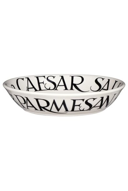 Black Toast Pasta/Salad Bowl - Medium