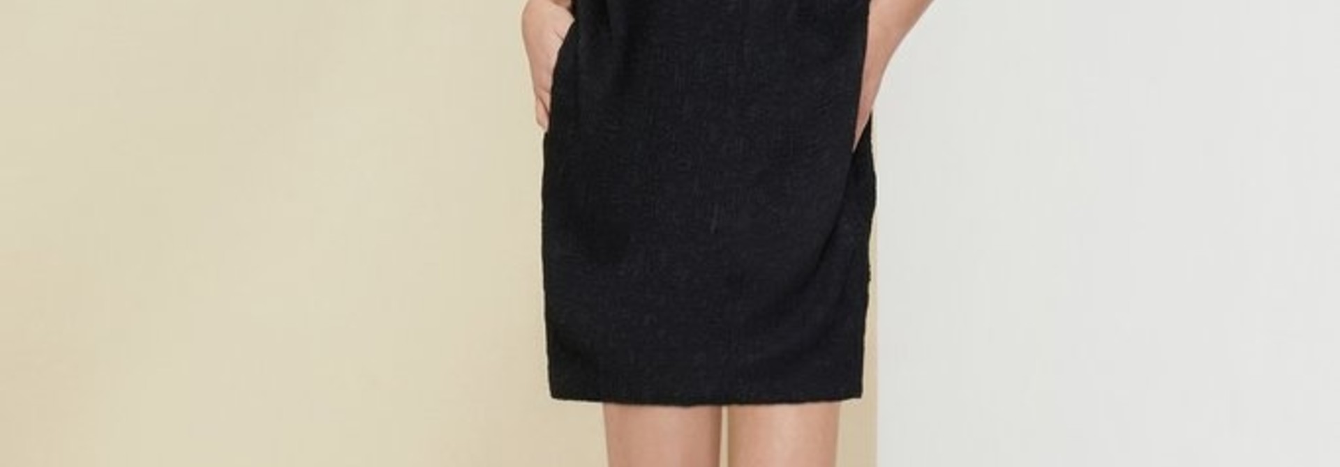 One Shoulder Dress - Blk - Sz 40