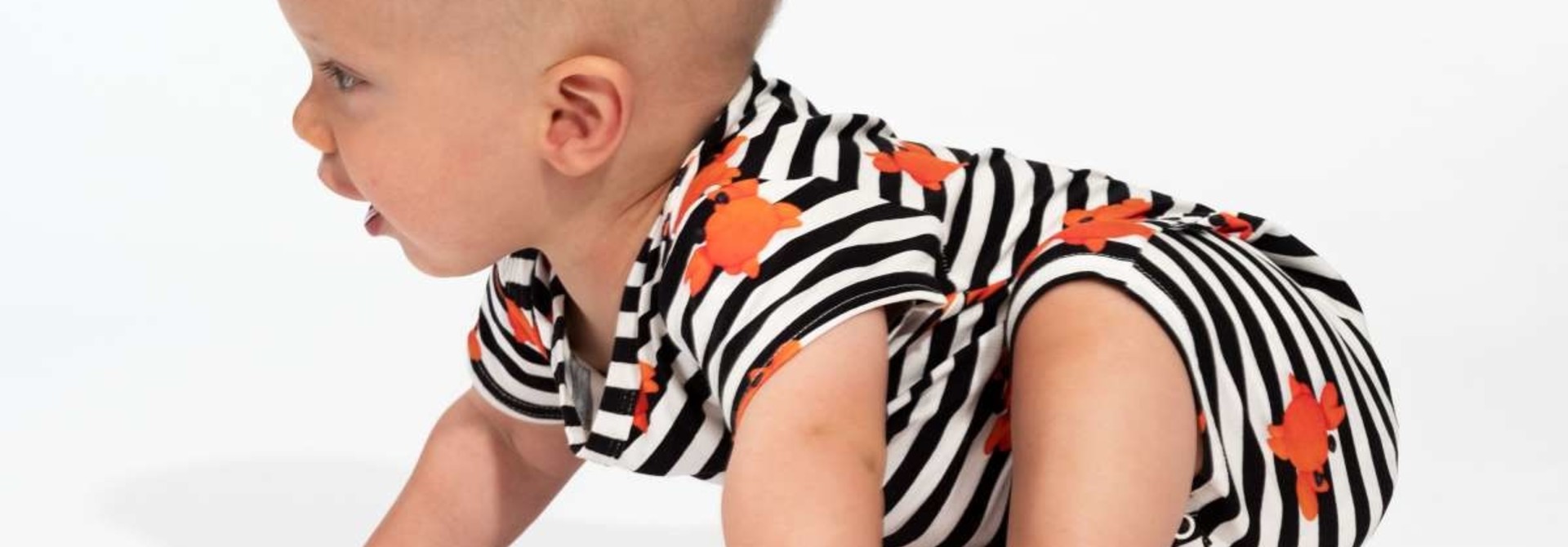 Playsuit - Stripes - Sz. 1/2 mo.