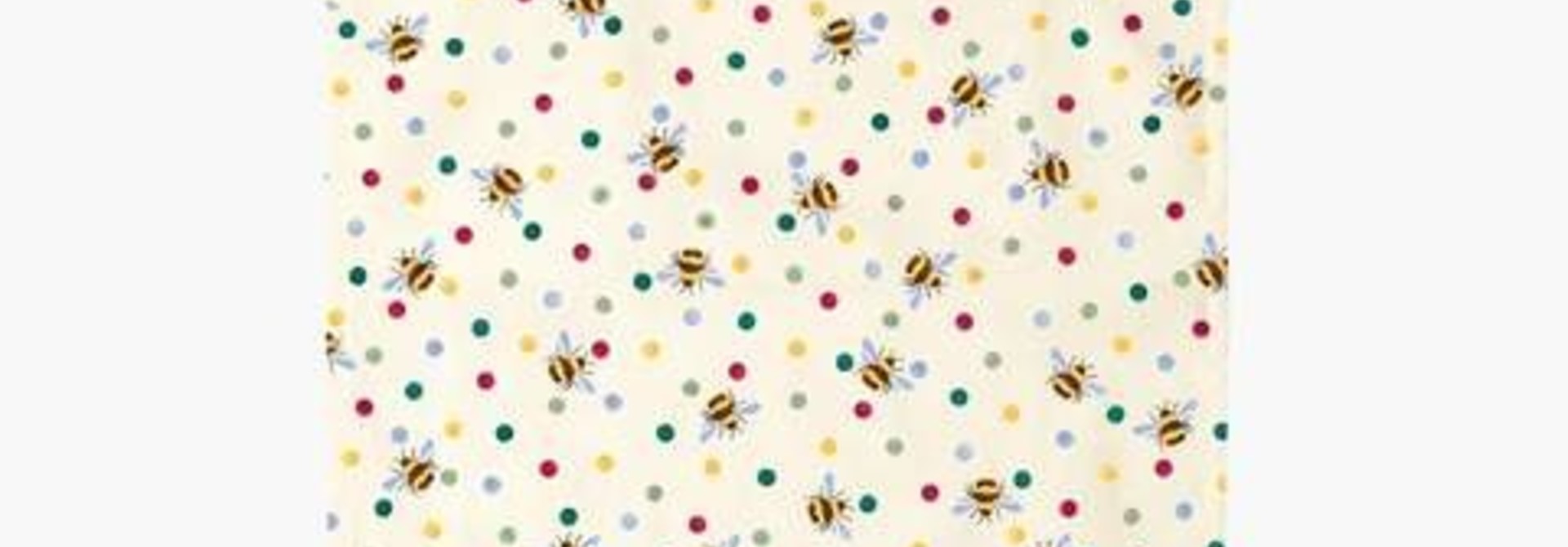 Tea Towel - Bumble Bee & Small Polka Dot