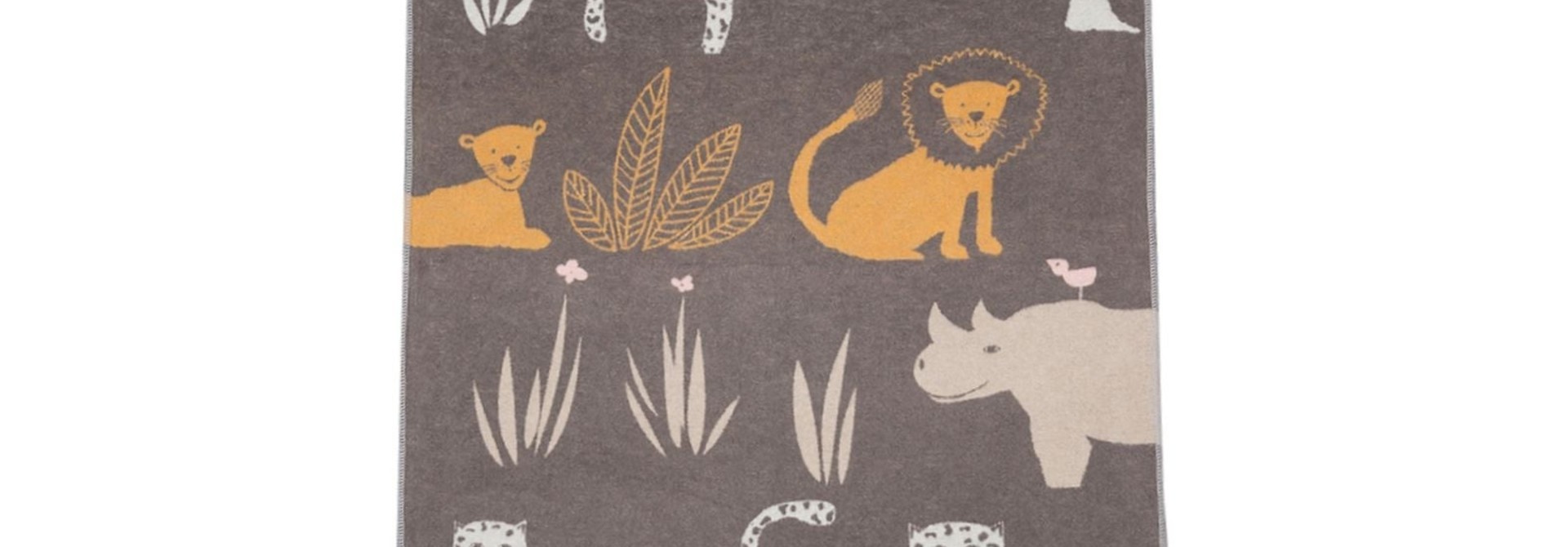 Baby Blanket - Jungle - Brown