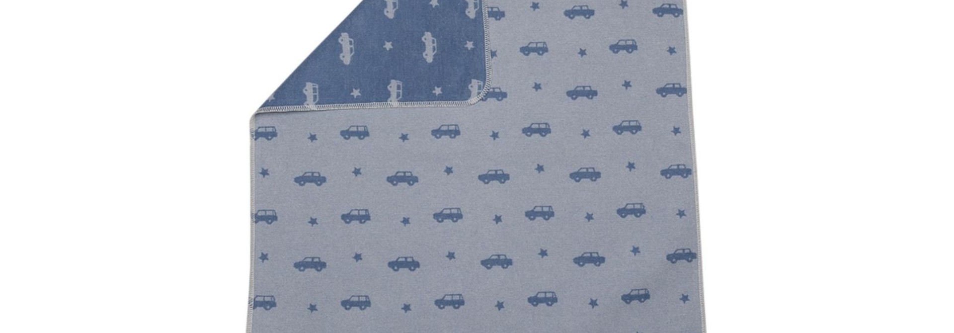 Baby Blanket - Cars All Over -Blue