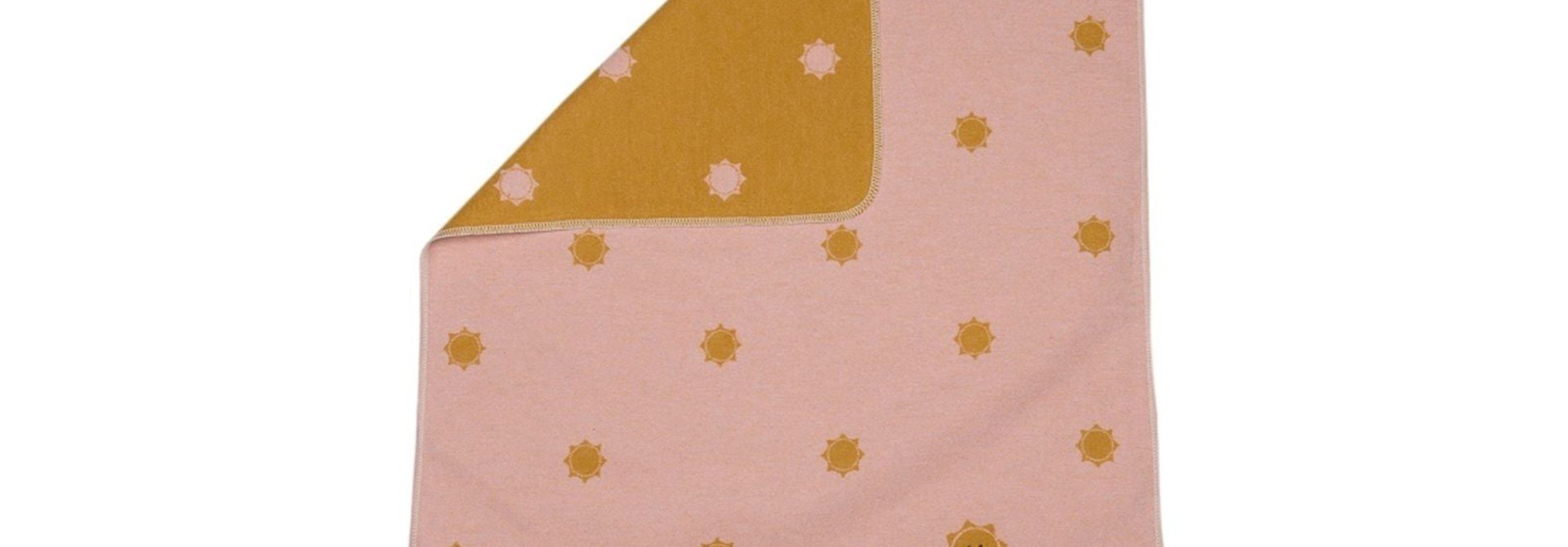 Baby Blanket - Suns - Pink