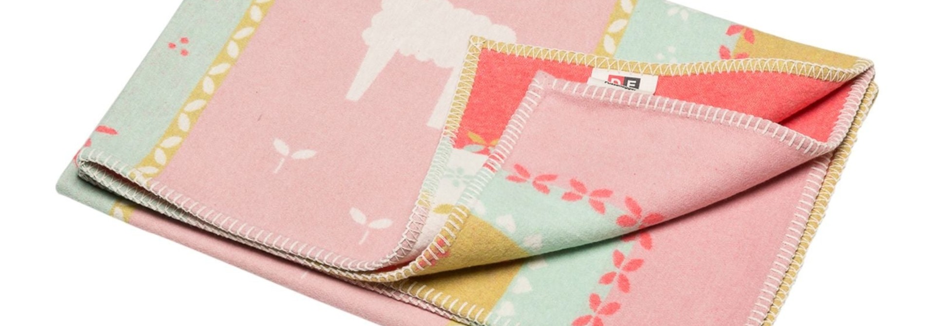Blanket - Llamas - Rose