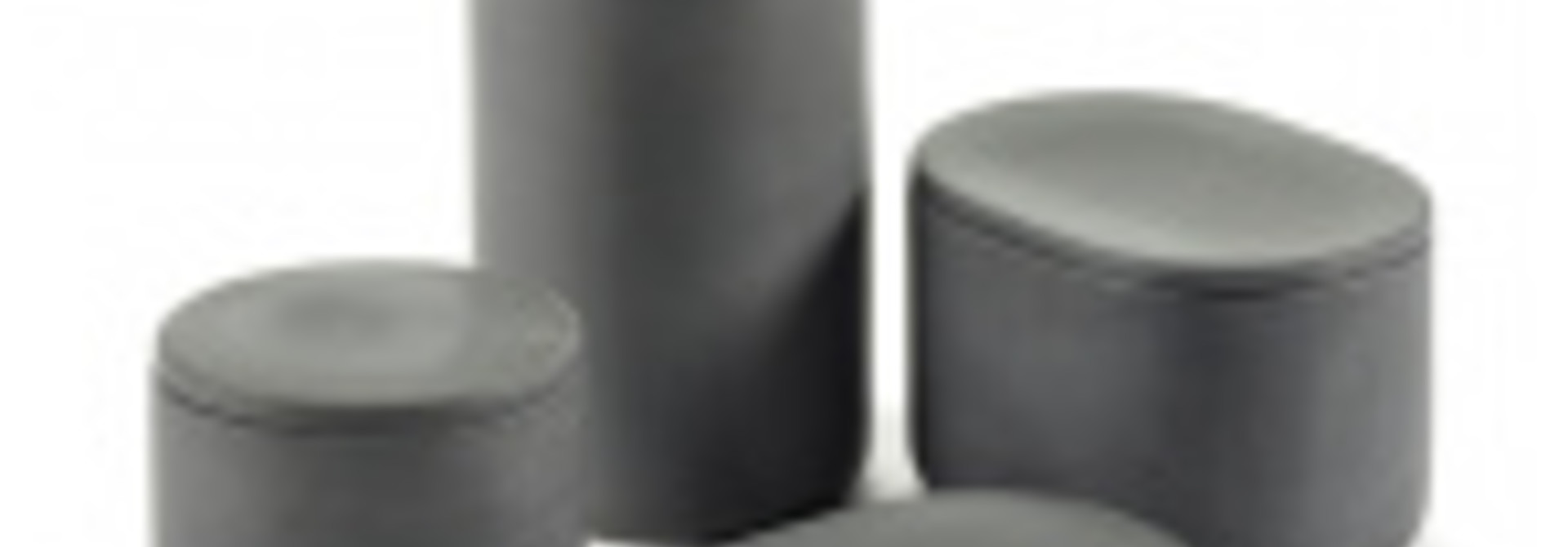 Round Box w/Lid - Cose - Dk Grey