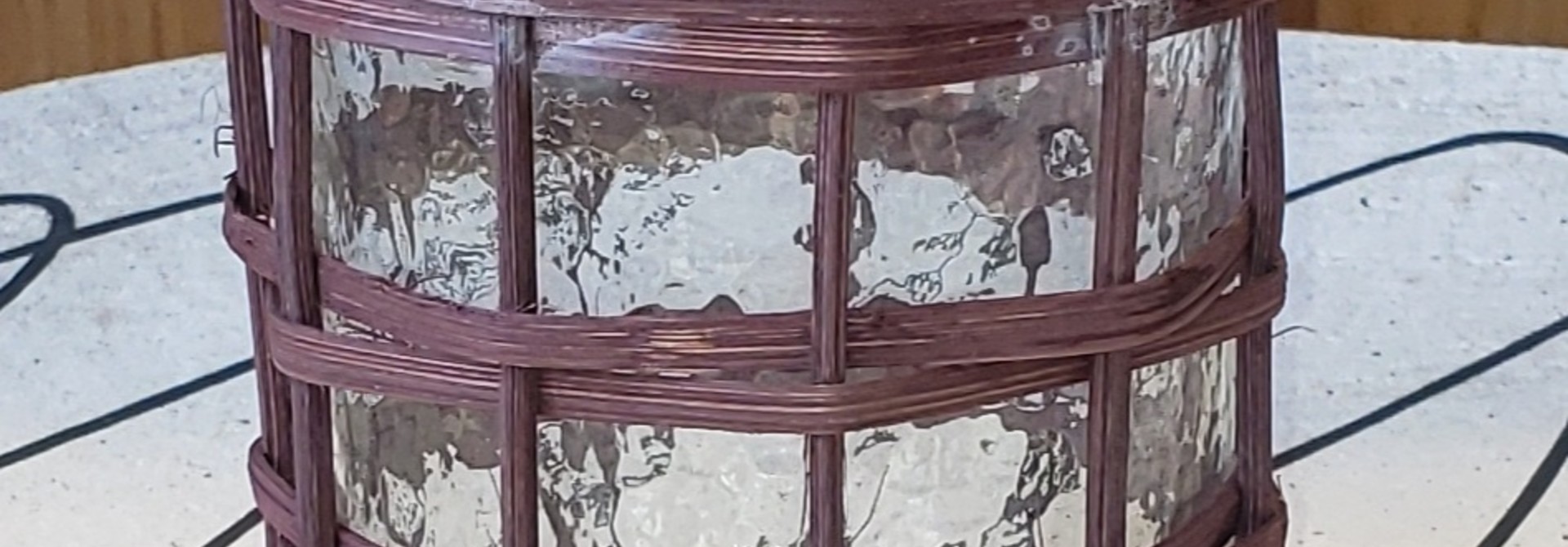 Lantern - Bamboo - Brown