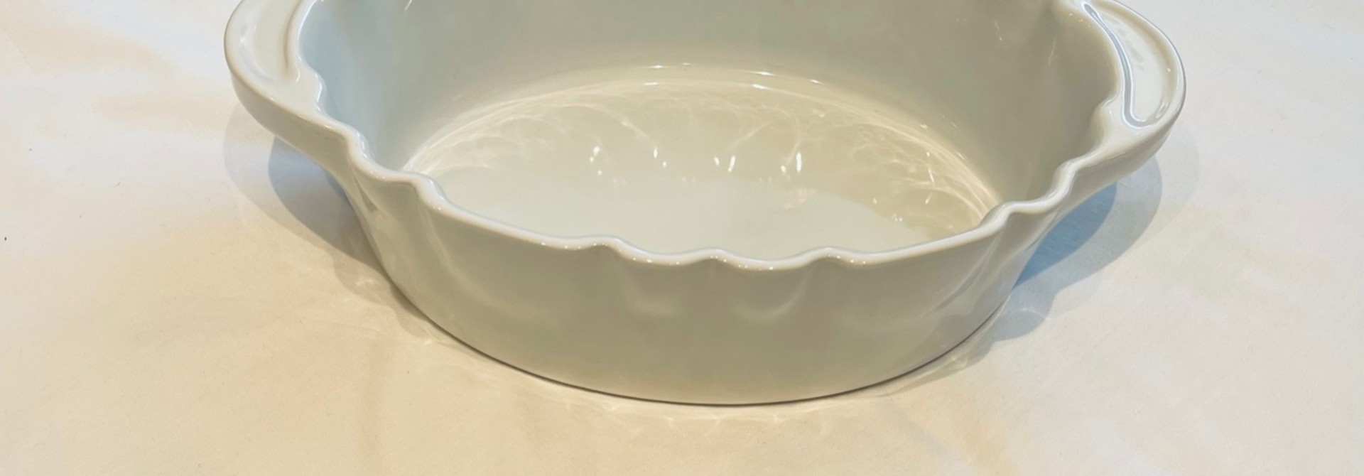 Feston Oven Dish - Oval - White