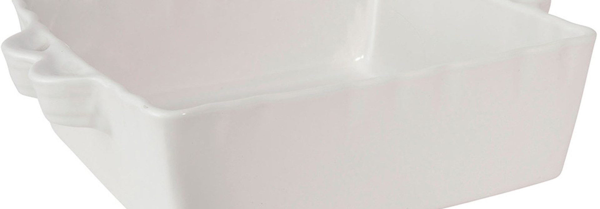 Feston Oven Dish - Sm - White