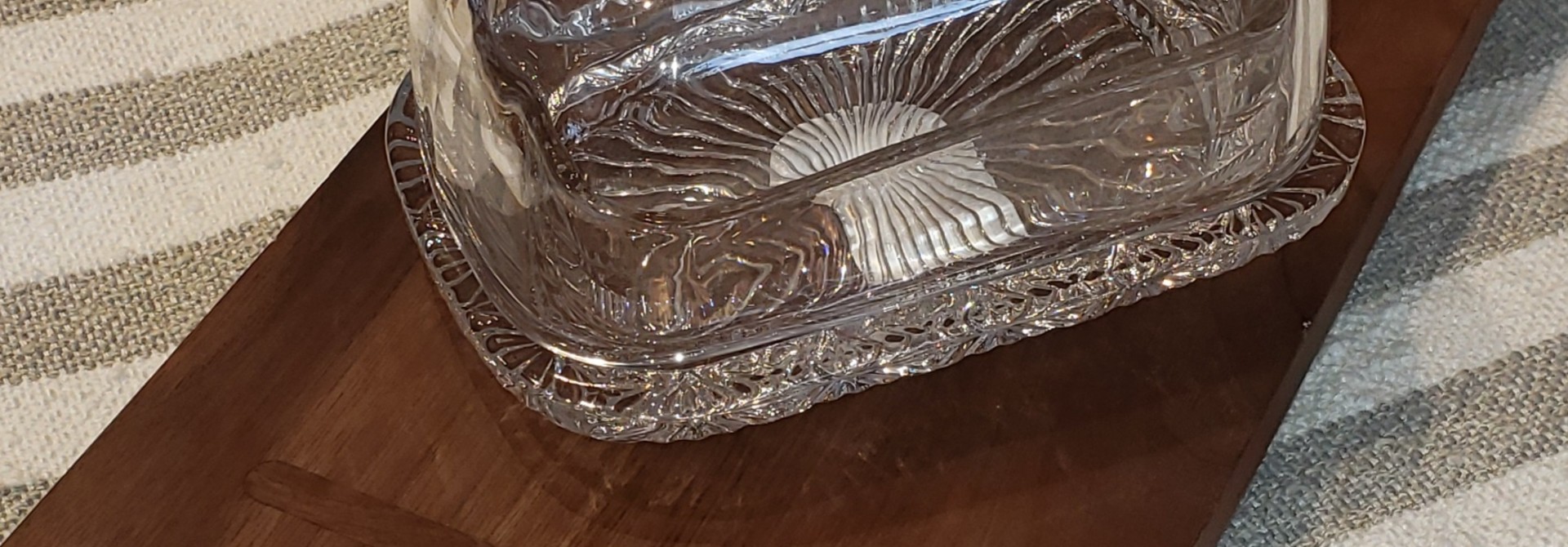 Butterdish - Glass
