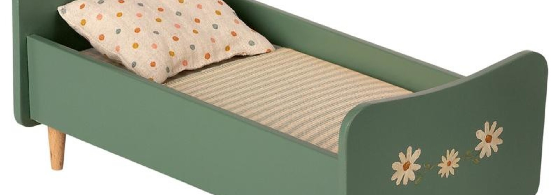 Wood Bed - Mint Blue