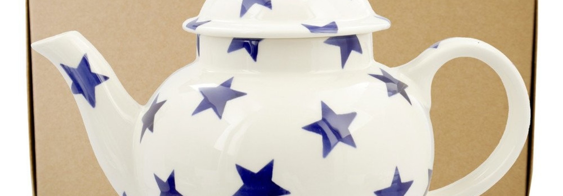 Teapot - 4 Mug - Blue Star