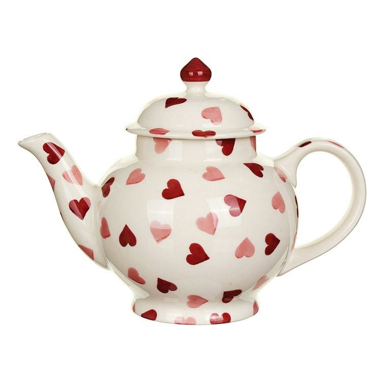 Teapot - 4 Mug - Hearts-1