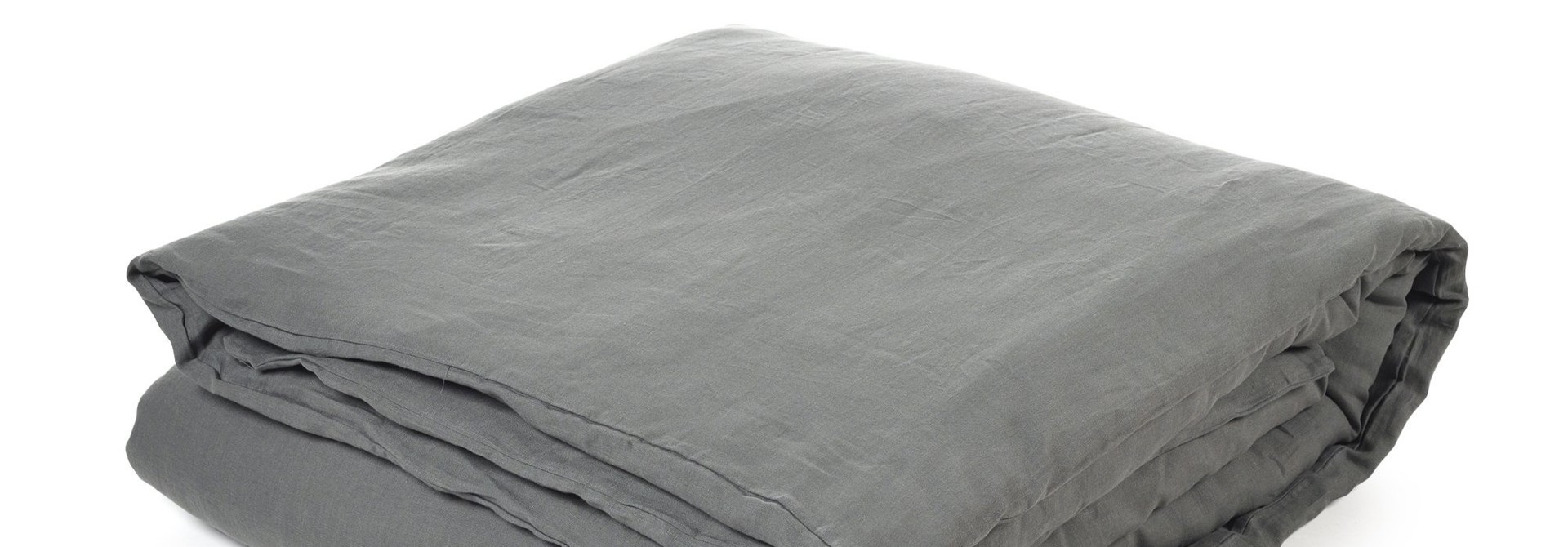 Duvet Cover - Santiago - Dk Grey - + Fitted Sheet - King