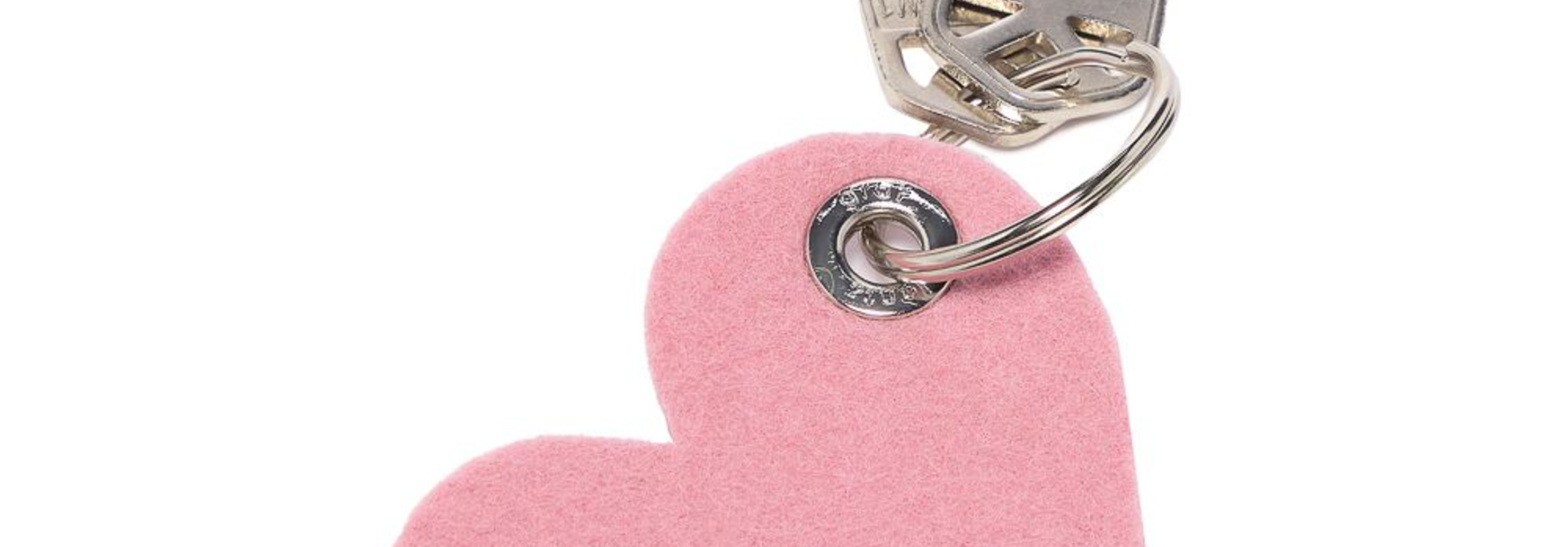 Key Fob - Heart - Rocksalt