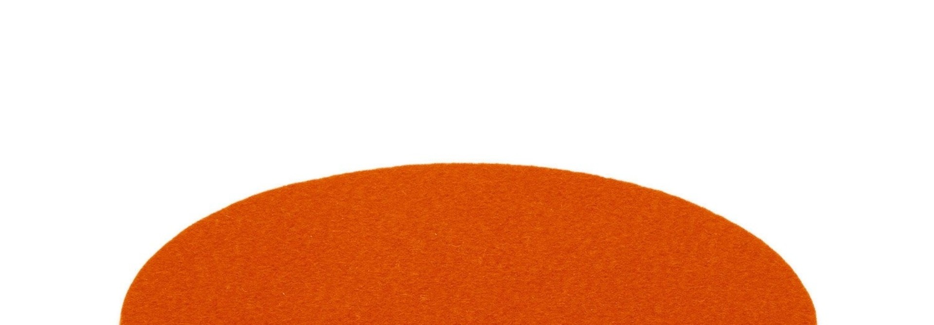 Trivet -Round - Orange - 10"