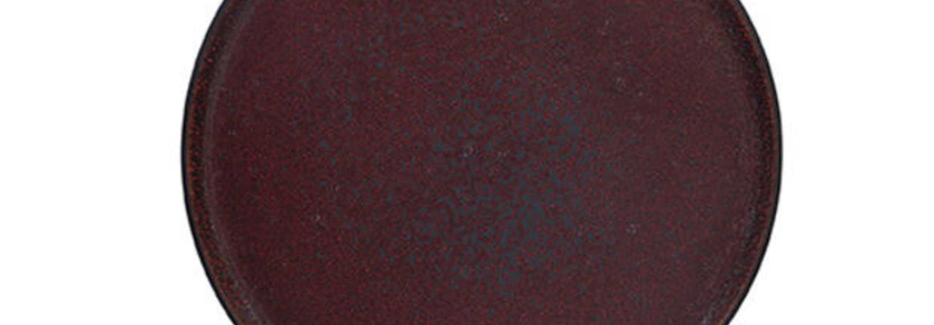 Plate - Tout Simple - M - Rouge Cinnebar