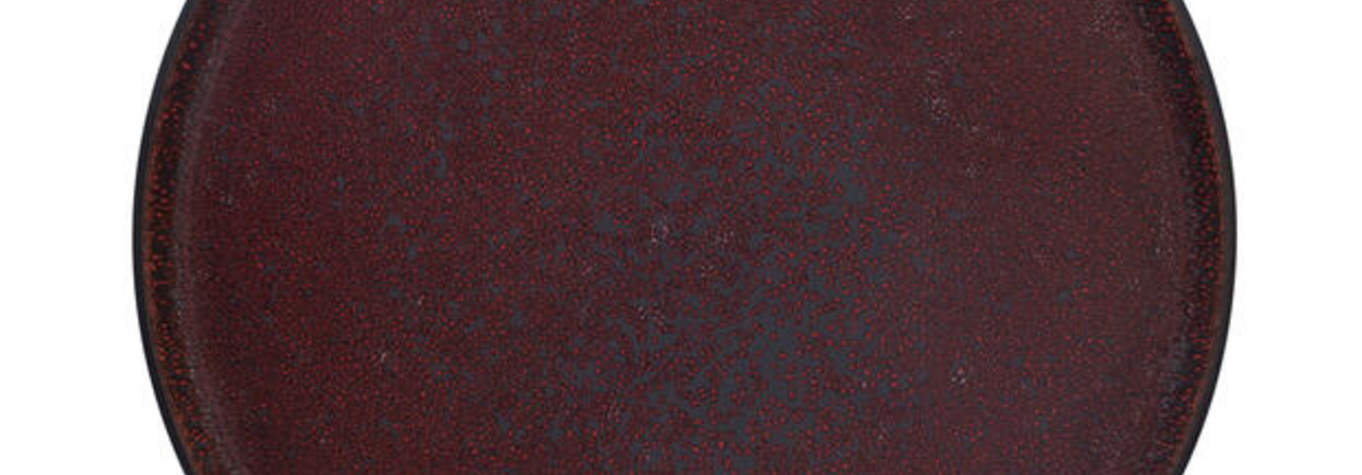 Plate - Tout Simple - L - Rouge Cinnebar