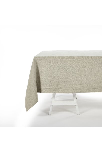 Tablecloth Hudson Flax - 65" x 108"