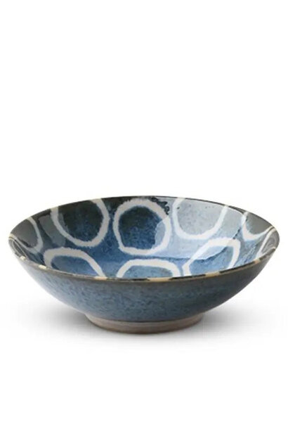 Rustic White Circles - 5.75" Bowl