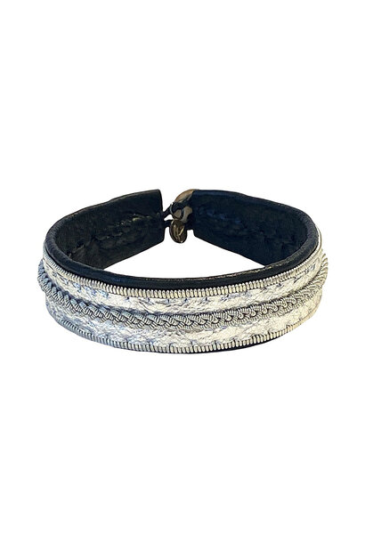 Bracelet - Bergit - Black/Silver