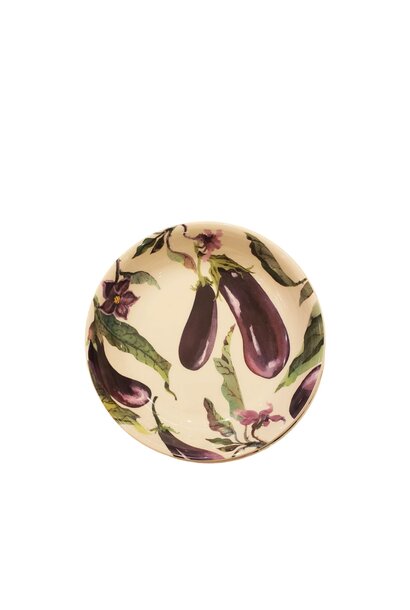 Eggplant Medium Pasta Bowl