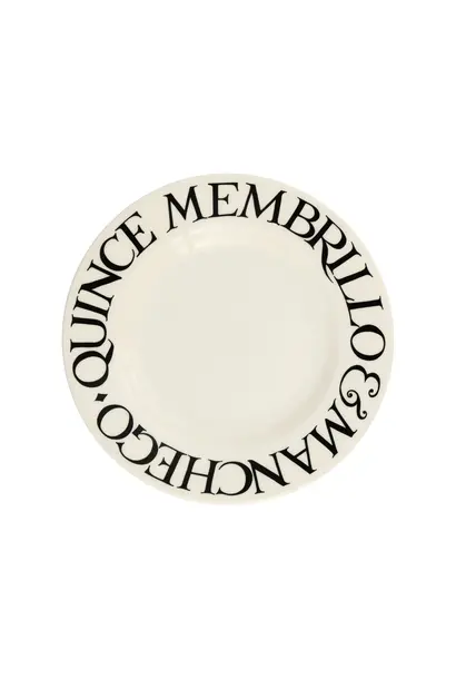 Black Toast 'Manchego' 8.5" Lunch Plate