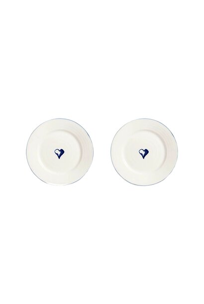 Heart Dessert Plate Set Of 2