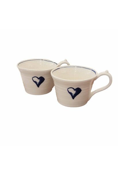 Heart Tea Cup Set of 2