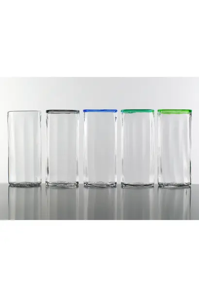 Optic Tall Glass Green