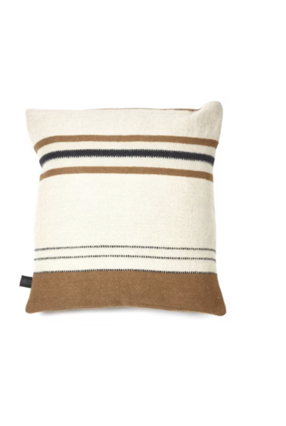 Cushion Cover - Foundry - Beeswax Stripe  - 25" x 25"