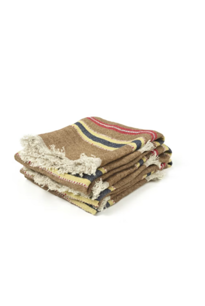 Hand Towel - Belgian - Camp Stripe  - 21.5" x 25.5"