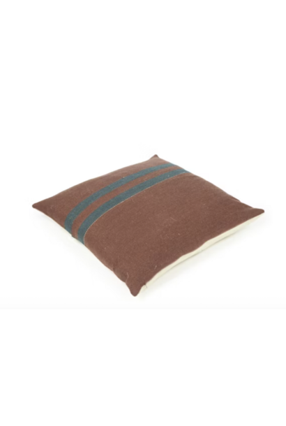 Cushion Cover - Juniper - Leather - 25" x 25"