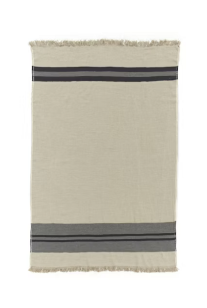 Throw - Black House - Stripe - 55" x 87"