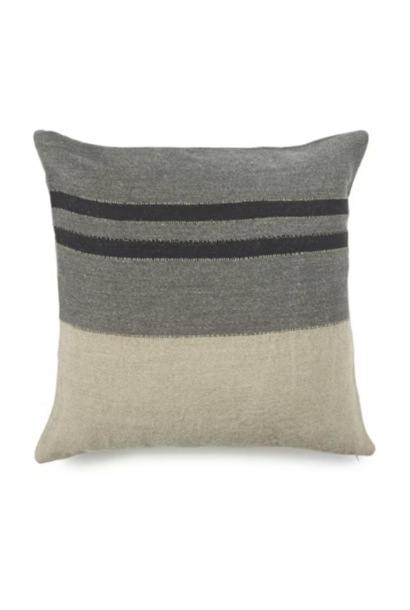 Cushion Cover - Black House - Stripe - 20" x 20"