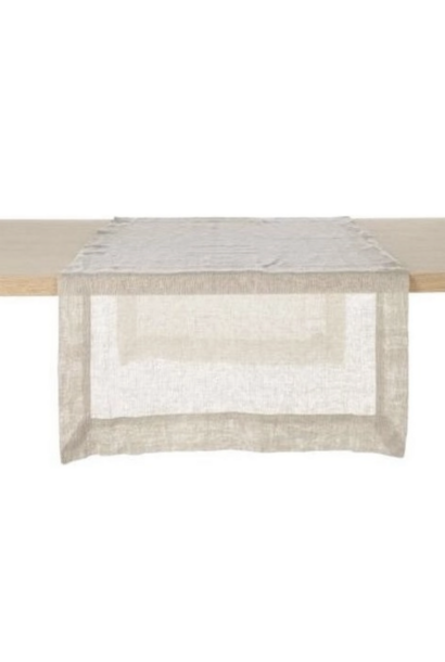 Table Runner - Fjord - Flax - 21" x 59"