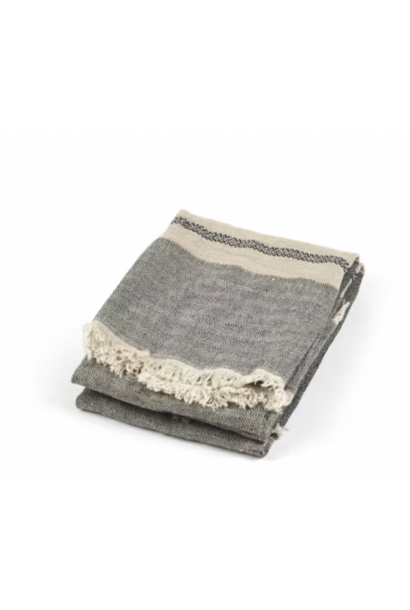 Guest Towel - Fouta - Tack Stripe - 14" x 20"