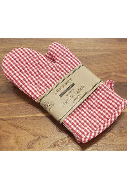 Oven Mitt Set of 2 - Gingham