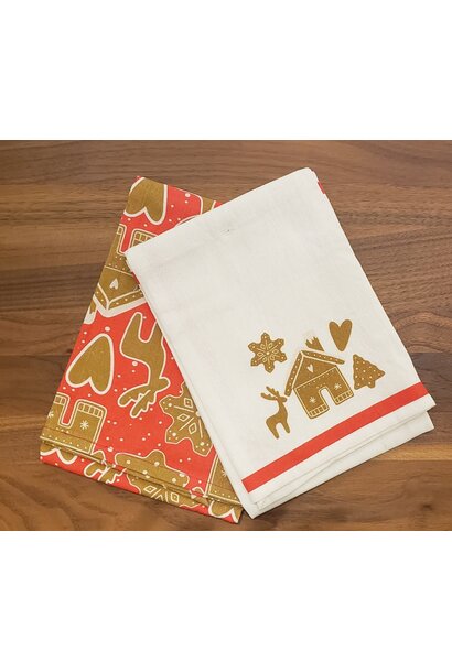 Kitchen Towel Set of 2 - Christmas Cookies