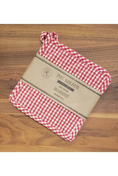 Pot Holder Set of 2 - Gingham
