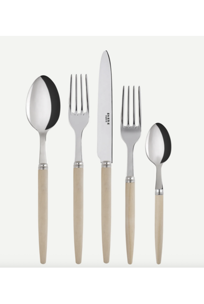 5-Piece Flatware Set - Jonc - Light Wood