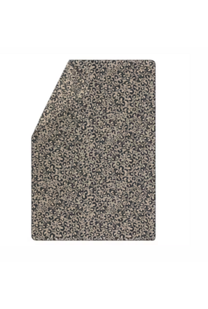 Blanket/Throw - Silvretta Leo - Charcoal - 140 x 200 cm (55" x 79")