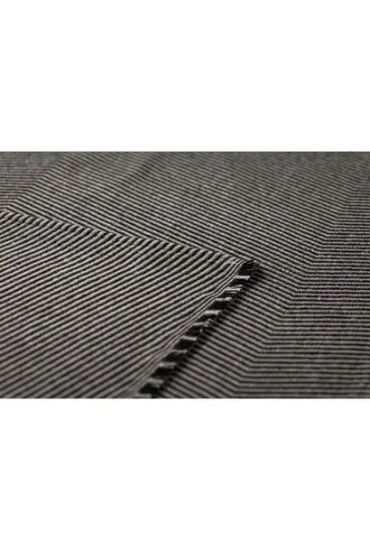 Blanket/Throw - Nova Herringbone - Charcoal - 200 x 140 cm /(79" x 55")