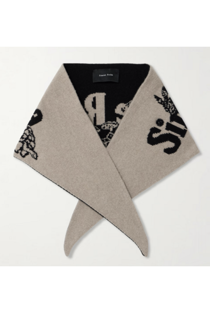 SR FW25-1 BANDANA OAT/BLK