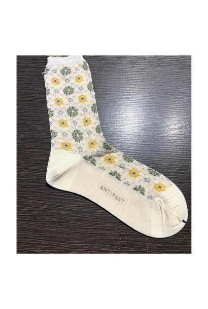 Sock - Kaleidoscope - Ivory