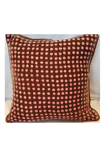 Cushion - Dotty - Brown