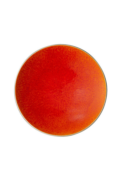 Tourron Orange Dinner Plate