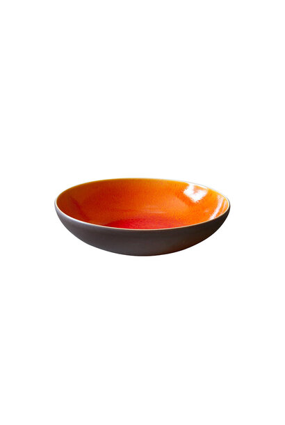 Tourron Orange Pasta Plate