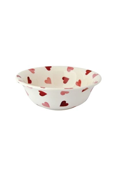 Pink Hearts Cereal Bowl