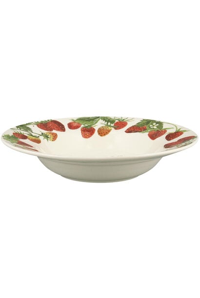 Strawberries Soup Plate