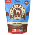 Primal Pet Foods Primal Dog Frozen Duck Patties 6#